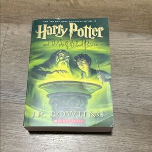 Scholastic Green Harry Potter Book